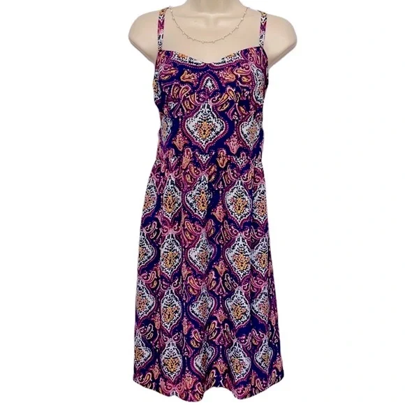 J. Crew Paisley Medallion Print Sundress - Picture 1 of 7